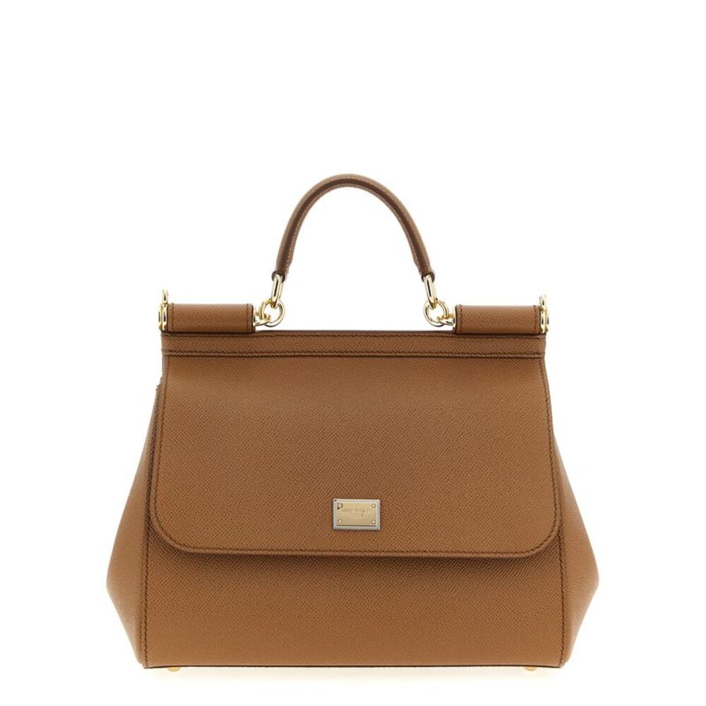 Dolce & Gabbana Brown Calfskin Women's Handbag